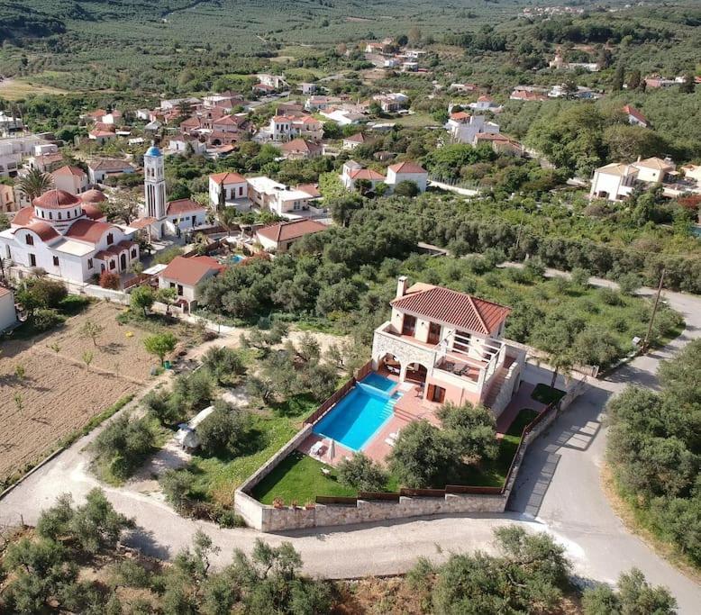 Villa Katerina With Eco Heated Pool Spiliá Екстериор снимка