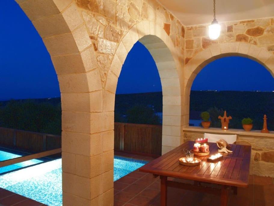 Villa Katerina With Eco Heated Pool Spiliá Екстериор снимка